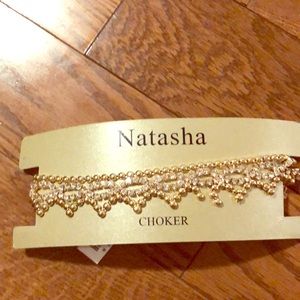 Natasha Gold Choker